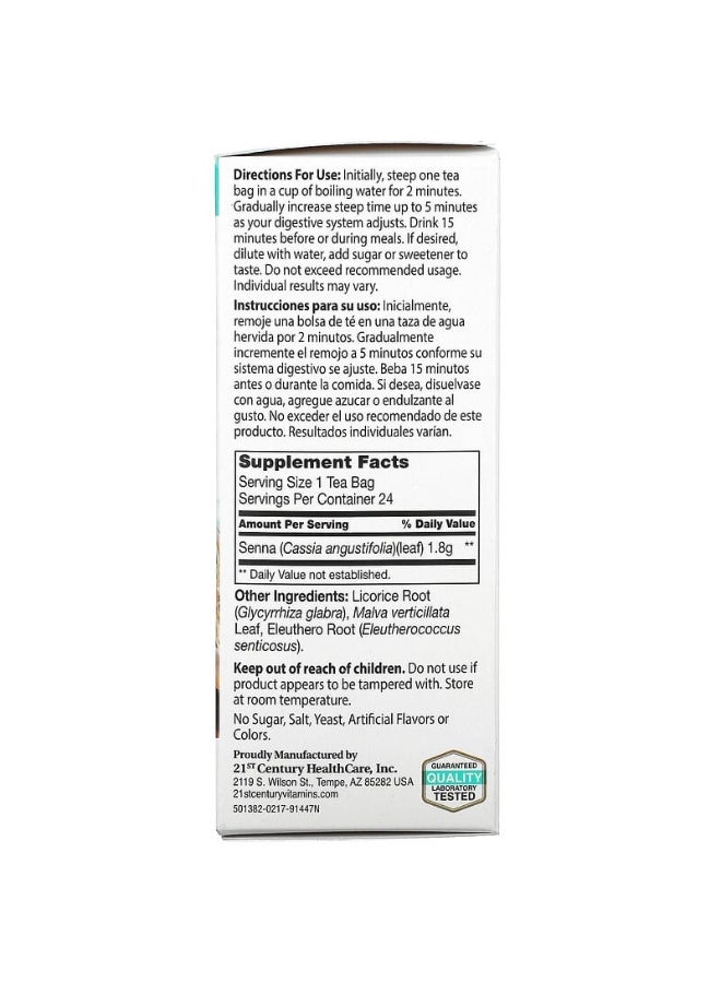 21st Century Natural Herbal Slimming Tea - 24 Bags - Image 2